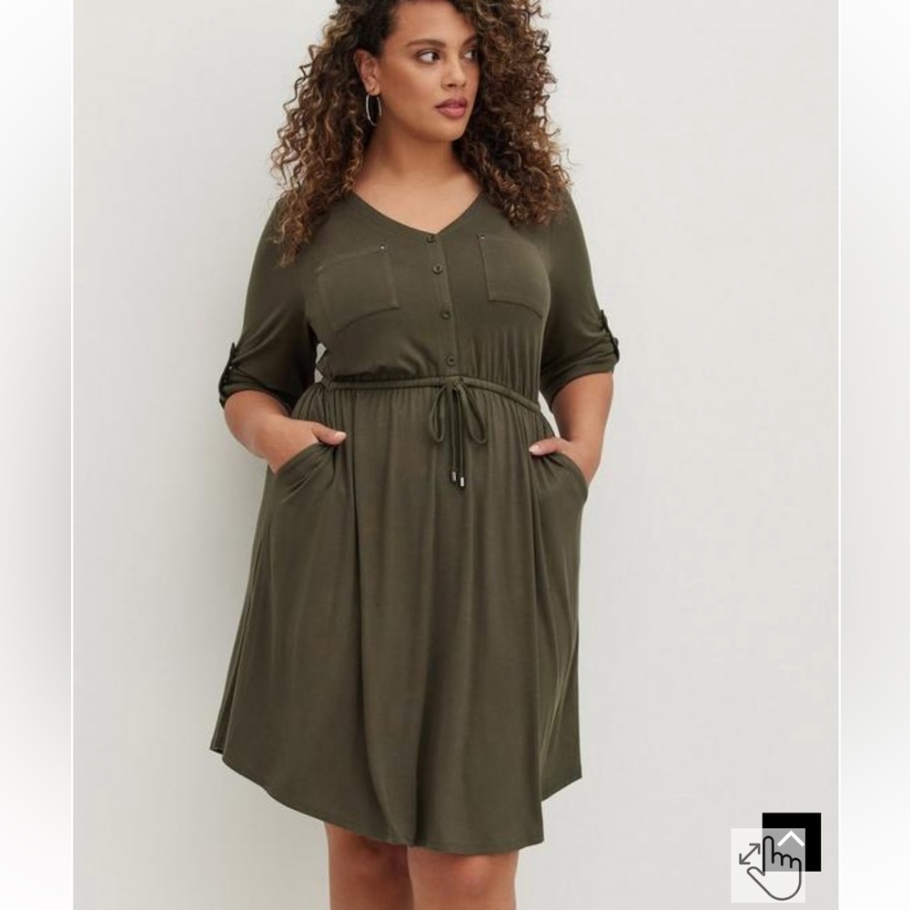 Mini Super Soft Shirt Dress